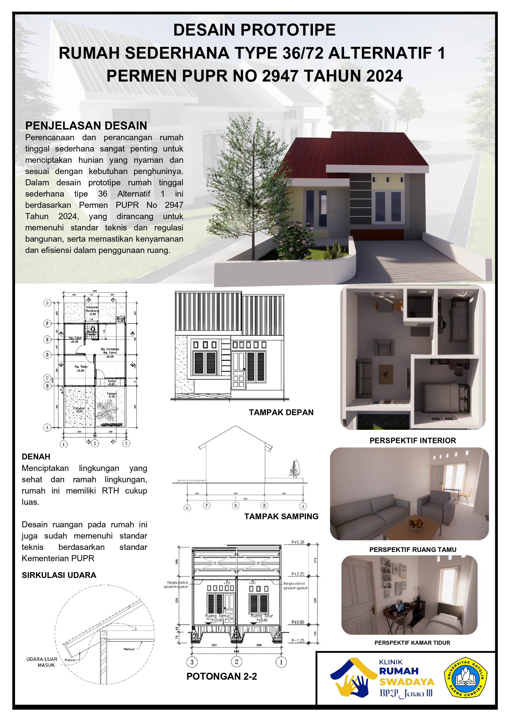 TIPE 36/72 ALTERNATIF 1